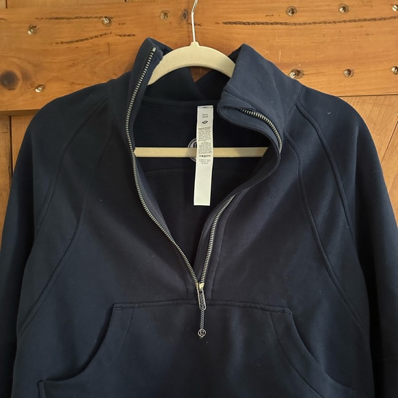 NWOT Lululemon Navy Scuba Half Zip Sz XS/S - Picture 2 of 7